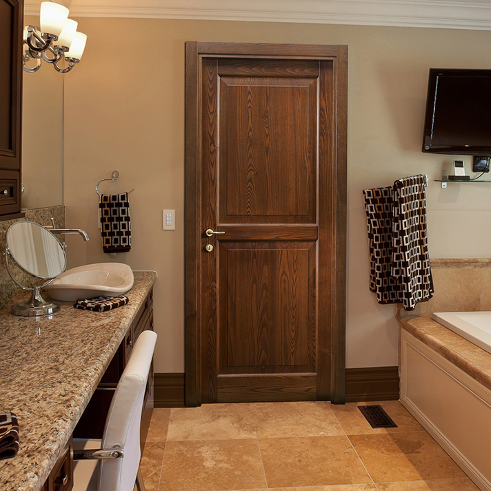 Master bathroom in a new luxury house